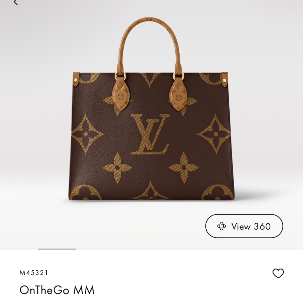 Louis Vuitton on the go handbag GM